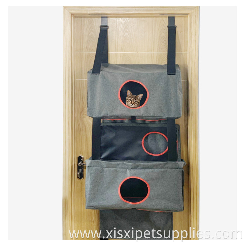 2020 best selling cat cages behind door accept small MOQ with Oxford material cat hammock hanging bed